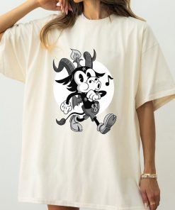 Disney Mickey Satan Classic 1928 Halloween T-Shirt