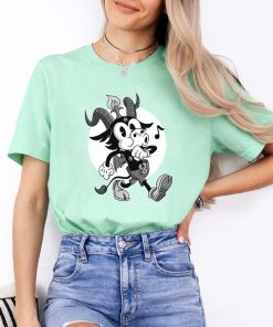 Disney Mickey Satan Classic 1928 Halloween T-Shirt