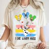 Disney Frozen Olaf Mickey Balloon T-Shirt, Olaf I Like Warm Hugs Shirt