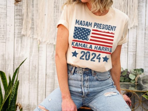 Madam President Shirt, Kamala Harris 2024 Tshirt, Kamala 2024 t-Shirt