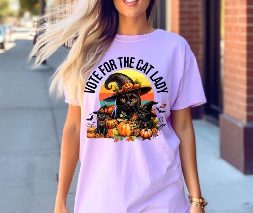 Vote for Kamala Childless Cat Lady Shirt Kamala Harris for President