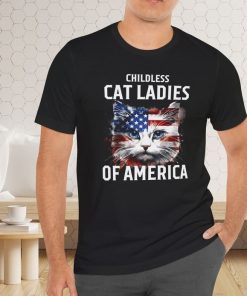 Childless Cat Lady Meme Shirt Kamala Harris 2024 Shirt Madam President