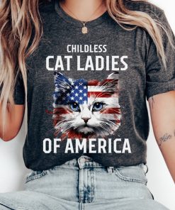 Childless Cat Lady Meme Shirt Kamala Harris 2024 Shirt Madam President