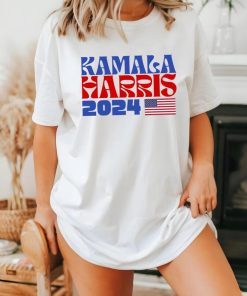 Kamala Harris 2024 President Shirt | American Flag Kamala Shirt