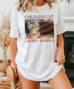 American Flag Cat Lady Kamala Shirt