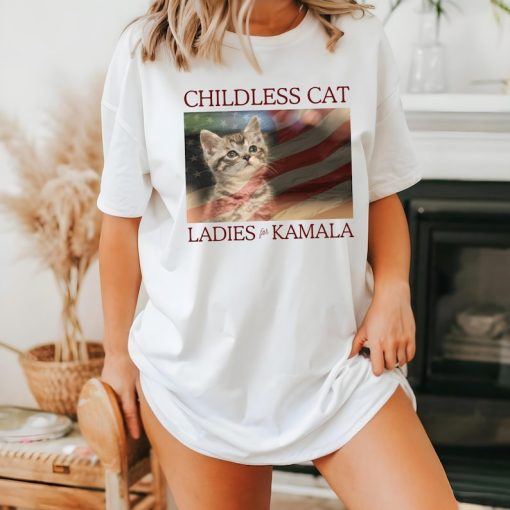 American Flag Cat Lady Kamala Shirt