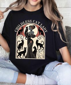 Childless Cat Lady Shirt for Kamala Harris 2024 Classy Kamala Stepmom