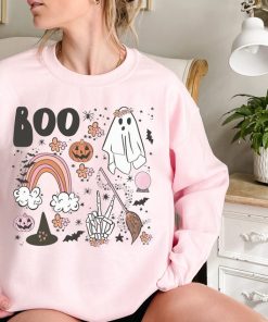 Vintage Halloween Sweatshirt, Halloween Sweater