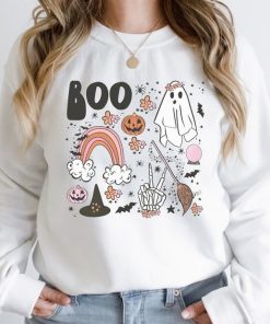 Vintage Halloween Sweatshirt, Halloween Sweater