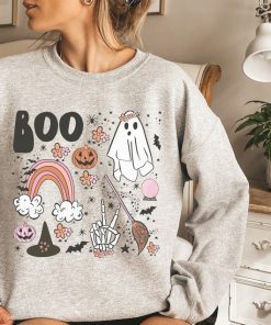 Vintage Halloween Sweatshirt, Halloween Sweater