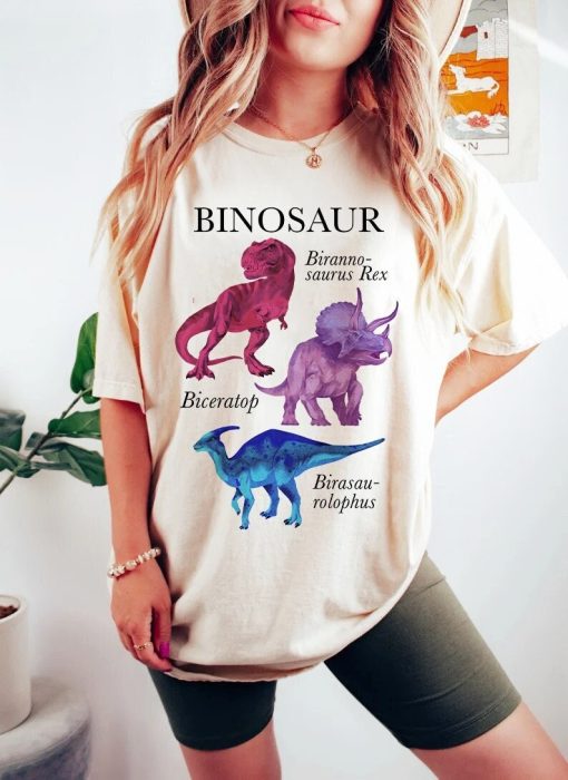 Binosaur shirt | bisexual shirt | Bisexual pride shirt