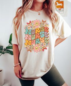 Wildflowers Nurse Shirt, Nurse Shirt