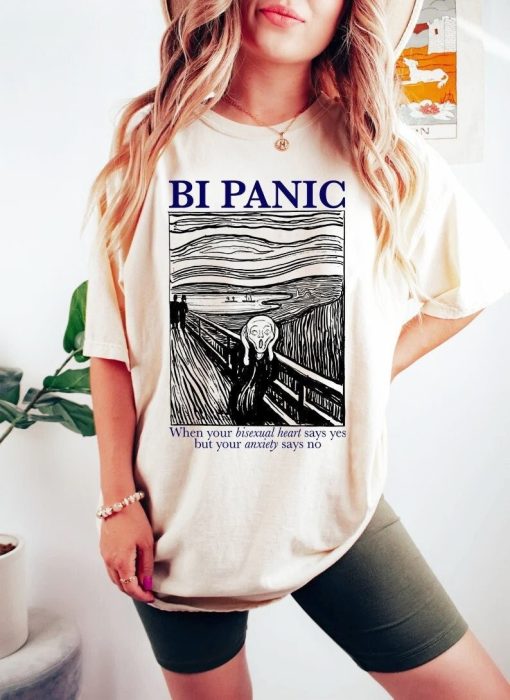 Bi panic shirt | bisexual panic shirt | bisexual tshirt