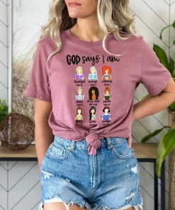 God Says I'm Beautiful Enough Shirt, Bible Verse Shirt, Faith Shirt