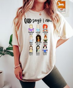 God Says I'm Beautiful Enough Shirt, Bible Verse Shirt, Faith Shirt