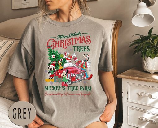 Comfort Colors® Retro Disney Farm Fresh Shirt, Mickey's Tree Farm