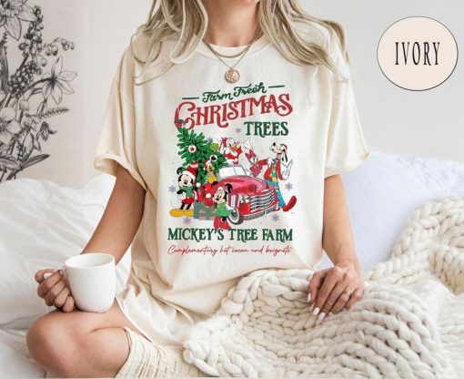 Comfort Colors® Retro Disney Farm Fresh Shirt, Mickey's Tree Farm