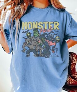 Retro Halloween Comfort Colors shirt, Monster Mash TShirt