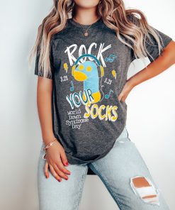 Rock Your Sock Shirt - World Down Syndrome T-Shirt - Rock Music Lover