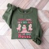 Funny Santa Sweatshirt, There's Some Ho Ho Ho’s In This House