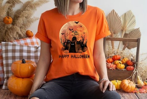 Witch scary Halloween shirt, ladies funny Halloween shirt