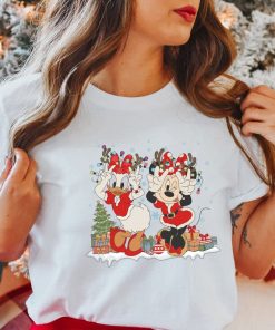 Comfort Colors® Vintage Minnie Daisy Christmas Shirt, Christmas Shirt