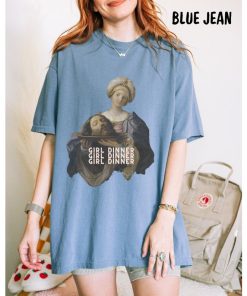 Girl Dinner Tee, Head of John the Baptist Shirt, Unhinged Humor