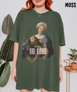 Girl Dinner Tee, Head of John the Baptist Shirt, Unhinged Humor