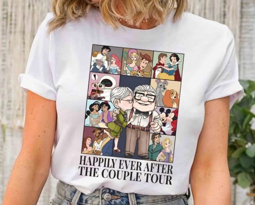 Funny Happily Ever After The Couple Shirt, Disney Honeymoon T-shirt