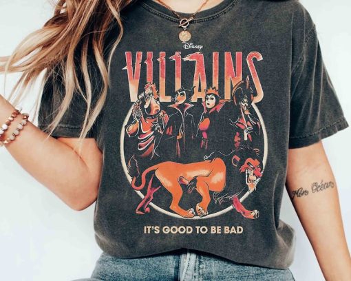 Vintage Disney Villains It's Good To Be Bad T-shirt