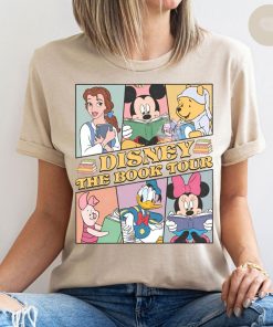 Disney The Book Tour Retro Shirt, Funny Mickey And Friends Tshirt