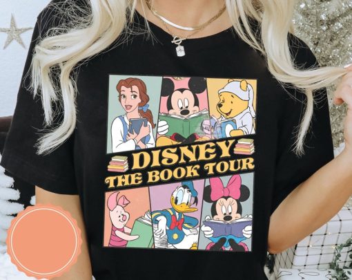 Disney The Book Tour Retro Shirt, Funny Mickey And Friends Tshirt