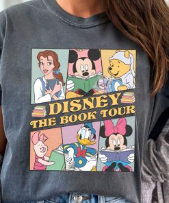 Disney The Book Tour Retro Shirt, Funny Mickey And Friends Tshirt