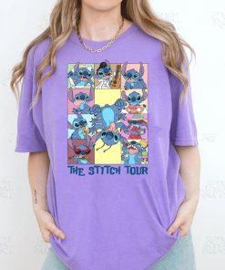 Funny Disney Lilo & Stitch Aloha Shirt, Cute The Stitch Tour T-shirt