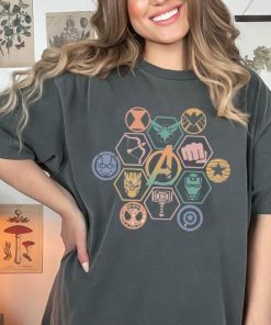 Vintage Avengers Logo Shirt, Funny Marvel Superhero T-shirt