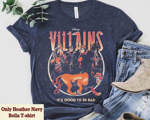 Vintage Disney Villains It's Good To Be Bad T-shirt