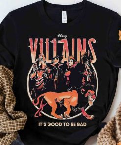 Vintage Disney Villains It's Good To Be Bad T-shirt