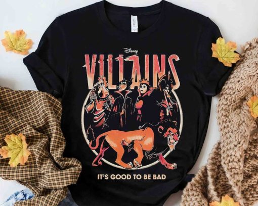 Vintage Disney Villains It's Good To Be Bad T-shirt