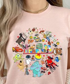 Retro Disney Pixar Fest 2024 Shirt, Inside Out Group, Monster Inc