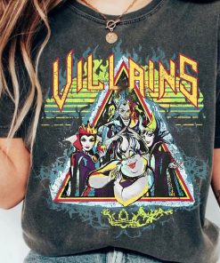 Vintage Disney Villains Characters Group Shirt