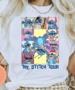 Funny Disney Lilo & Stitch Aloha Shirt, Cute The Stitch Tour T-shirt