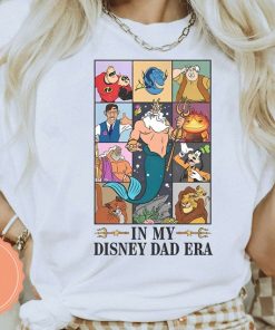 Retro In My Disney Dad Era Shirt, Funny Father'S Day Gift T-shirt