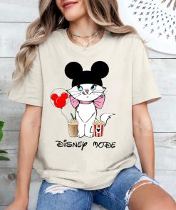 Disney Marie Cat Mickey Cap Graphic T-Shirt