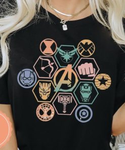 Vintage Avengers Logo Shirt, Funny Marvel Superhero T-shirt