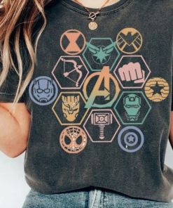 Vintage Avengers Logo Shirt, Funny Marvel Superhero T-shirt