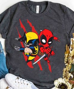 Funny Marvel Deadpool And Wolverine Shirt