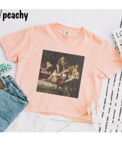 Girls Will Be Girls Boxy Shirt, Judith beheading Holofernes Crop Tee