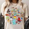 Retro Disney Pixar Fest 2024 Shirt, Inside Out Group, Monster Inc