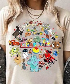 Retro Disney Pixar Fest 2024 Shirt, Inside Out Group, Monster Inc