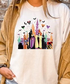 Comfort Colors® Halloween Castle Shirt, Disney Villains Shirt